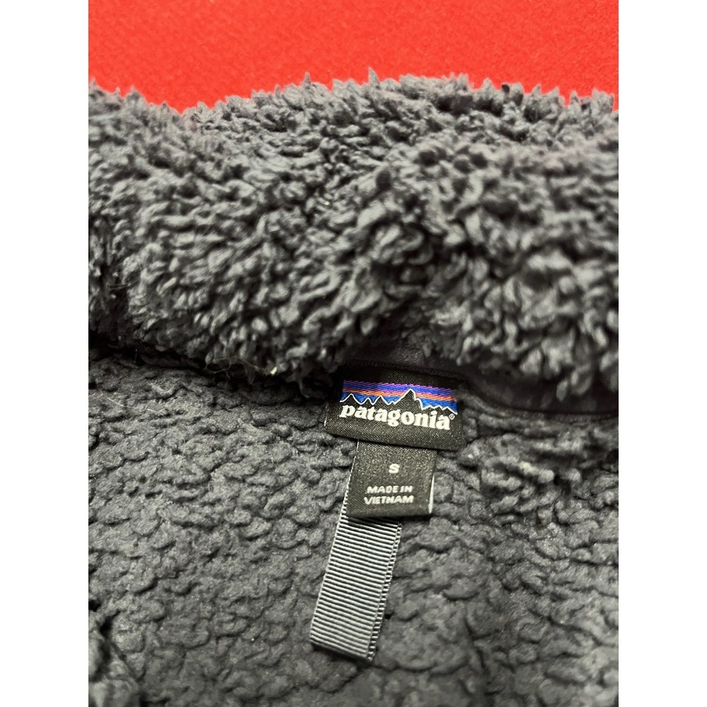 Women's Size Medium Patagonia Sherpa Fleece Zip Pullover Gray Sweater - Picture 4 of 7